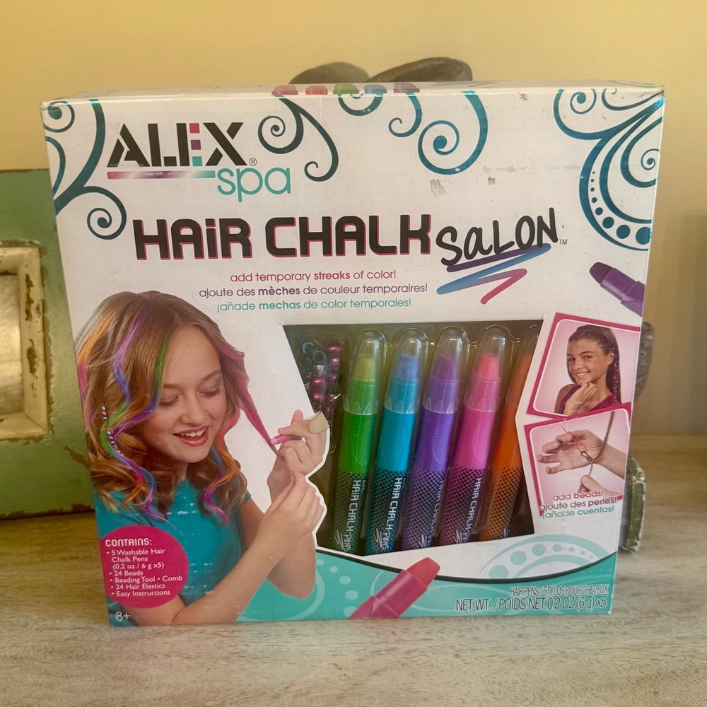 Spa Hair Chalk Salon Set - Vibrant Colors